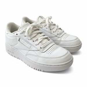 49# Reebok C White Platform Leather Sneakers